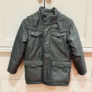 Calvin Klein Kids Gray Puffer Jacket